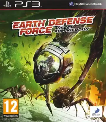 Earth Defense Force - Insect Armageddon (USA) (v1.02) (Disc) (Update) box cover front